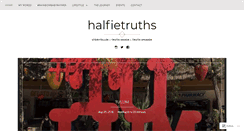 Desktop Screenshot of halfietruths.com